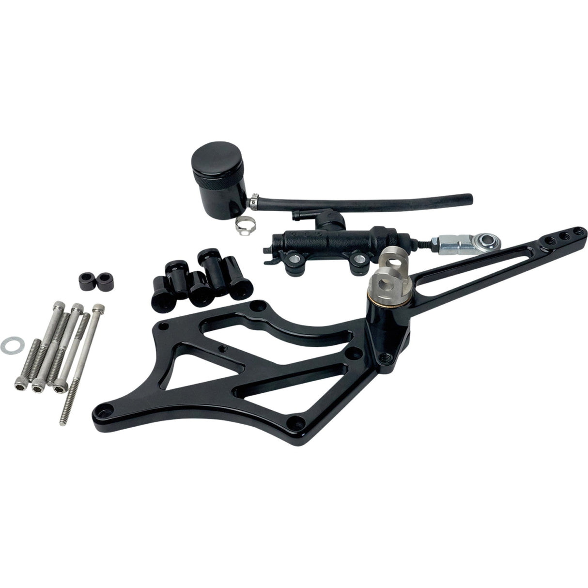 Speed Merchant Mid Controls Without Pegs Black - SM-M8FLMIDWOPBK For Harley Touring 2017-2023