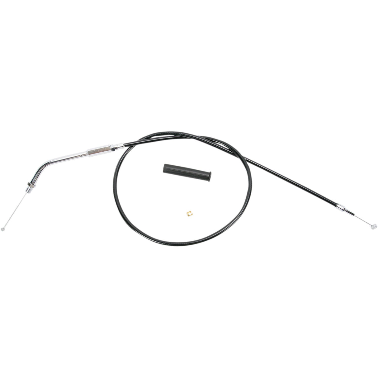 DRAG SPECIALTIES 0650-0347 Black Vinyl Cable Black Vinyl Throttle Cable - 30"