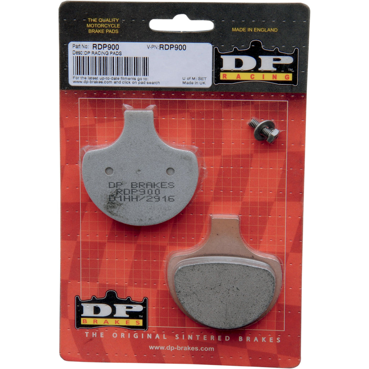 DP Brakes Sintered Metal Brake Pads For Harley Motorcycles 1984-2006