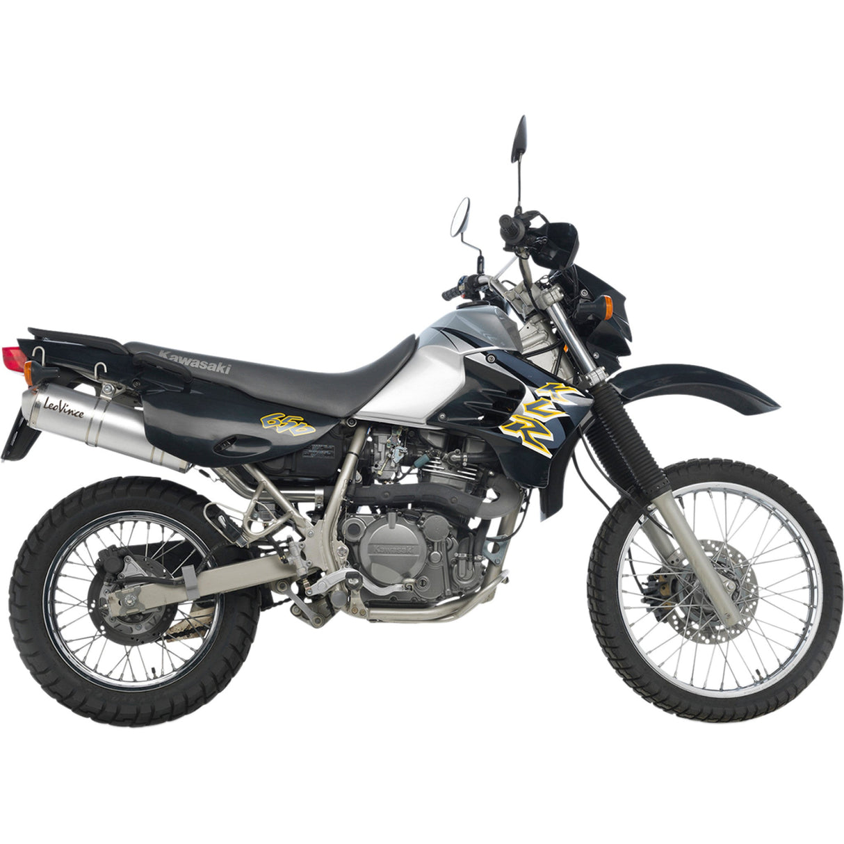 Leovince X3 Muffler - 3549 Kawasaki 650 1997-2018