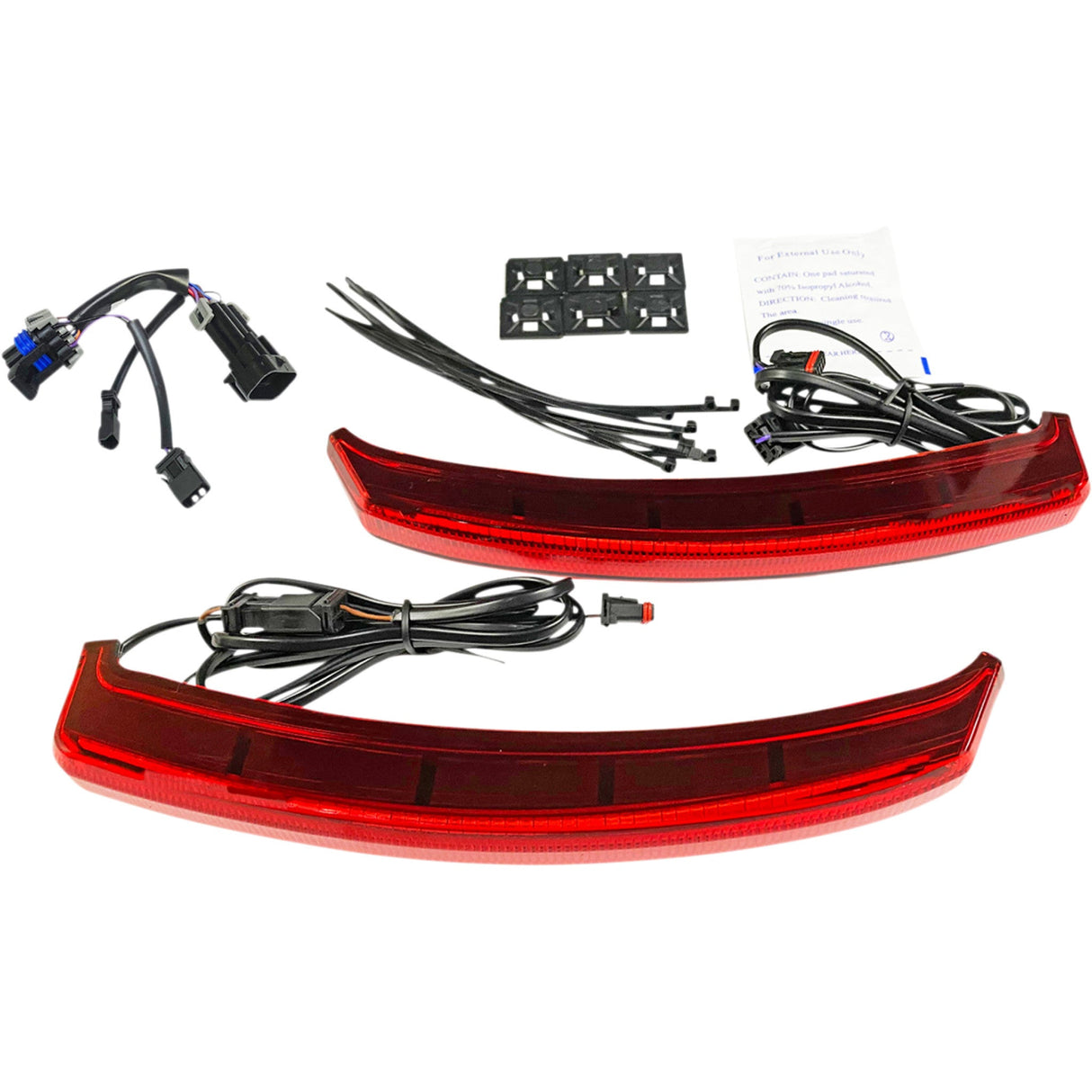 CUSTOM DYNAMICS 2040-2726 CD-INDBAG-INT-R LED Saddle Bag Lights Saddlebag Lights - Red