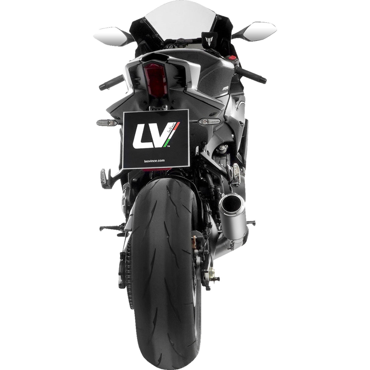 LEOVINCE 1810-3302 15415TU 3-into-1 LV Corsa Exhaust System titanium - yzf-r9