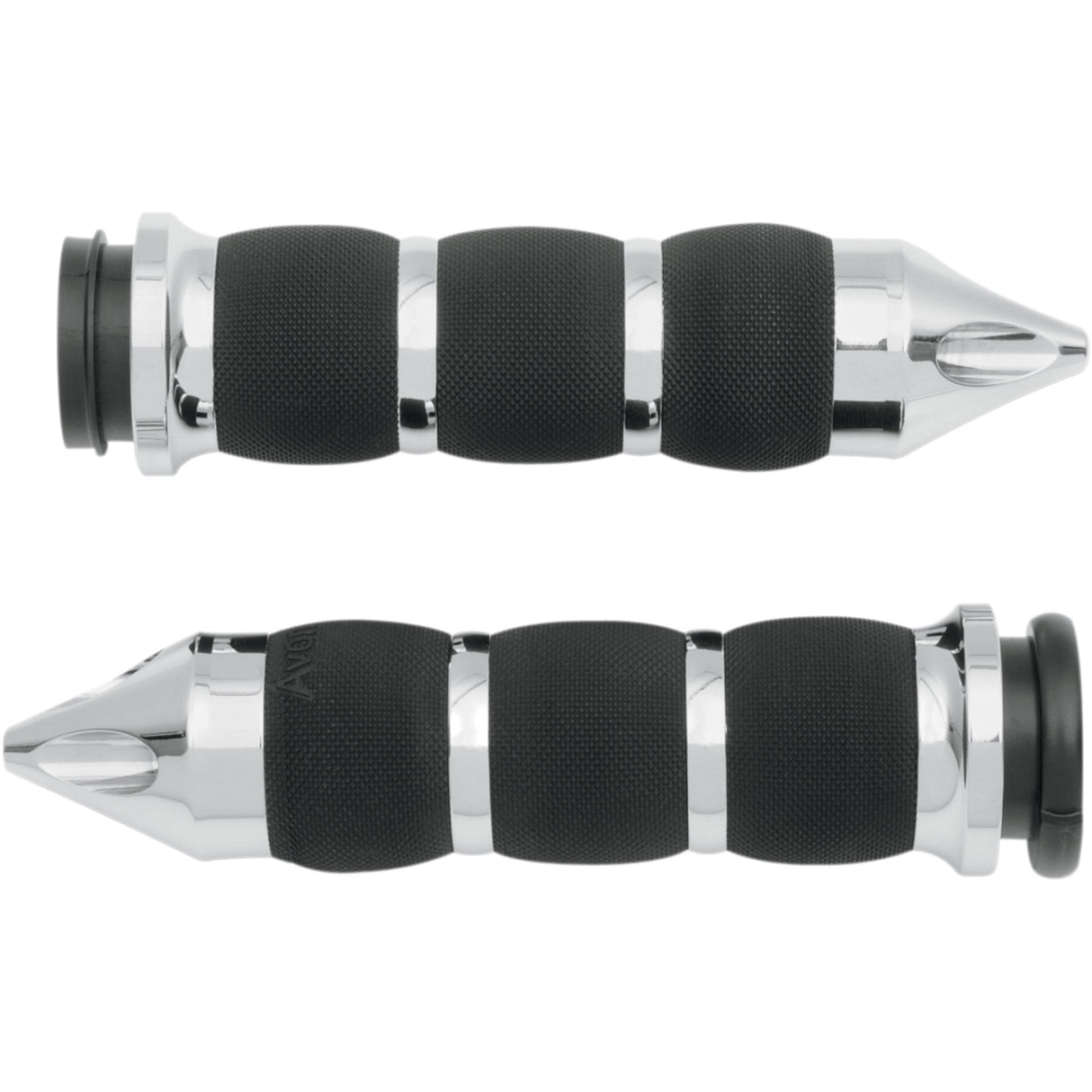 AVON GRIPS 0630-1225 AIR-90-CH-FL-SP Spike Air Cushioned Grips Grips - Spike Air - Cushioned - TBW - Chrome