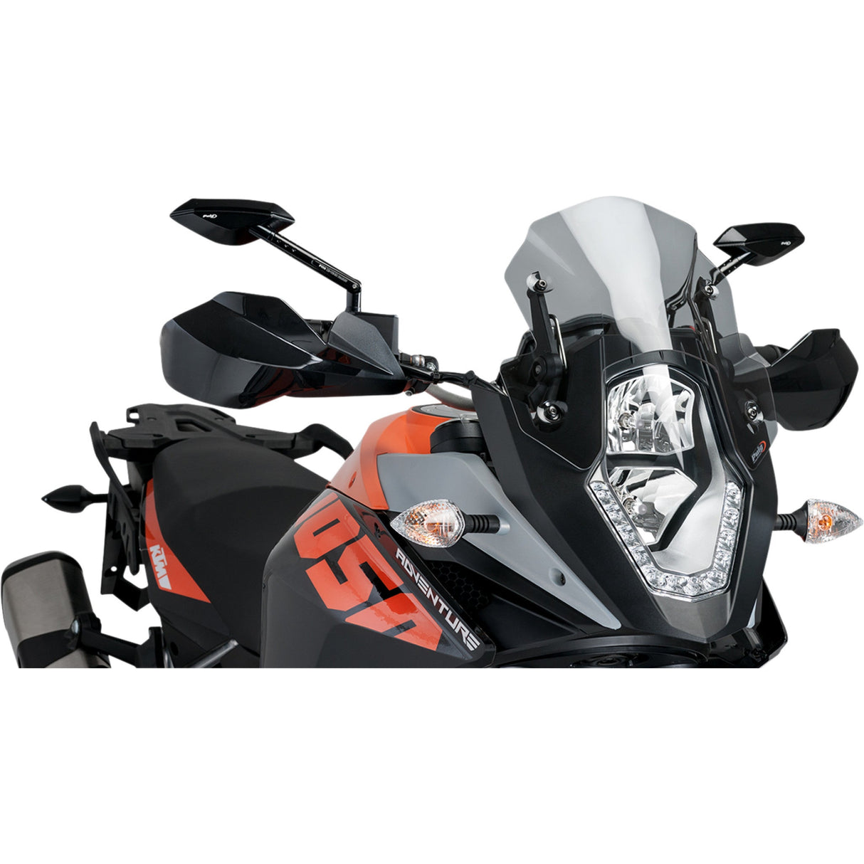 PUIG HI-TECH PARTS 2301-2537 6847H New Generation Windscreen 12-3/8" - smoke - ktm adventure