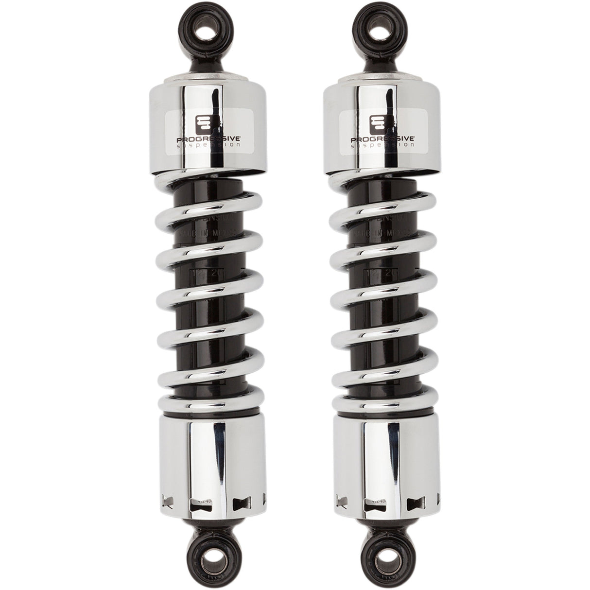 Progressive Suspension 412 Series Without Covers Shock Absorber - 412-4036C For Harley Motorcycles 1991-2017