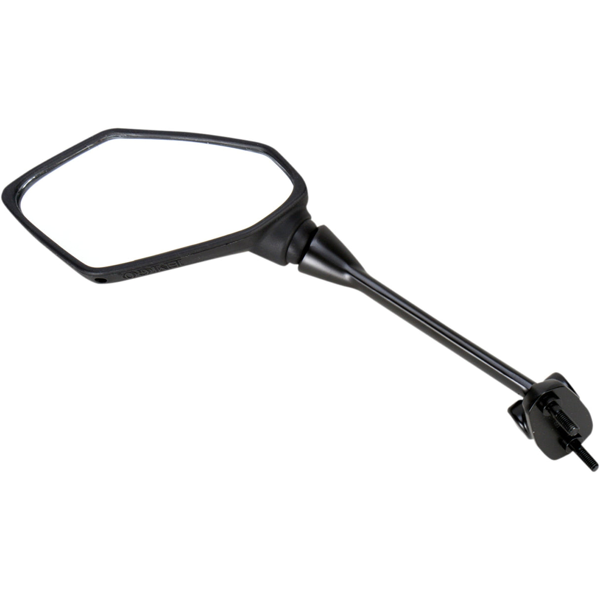 EMGO 0640-0694 20-49212 OEM-Style Replacement Mirror Mirror - Side View - Polygon - Black - Left