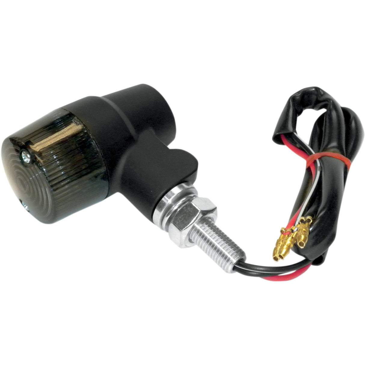 K&S TECHNOLOGIES 2040-1142 25-8630 Round Marker Lights Marker Light - Single Filament - Smoke/Black