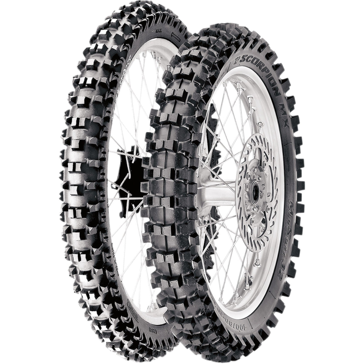 PIRELLI 0313-0180 3556600 Scorpion™ XC Mid Soft Tire Tire - Scorpion™ XC Mid Soft - Rear - 110/100-18 - 64M