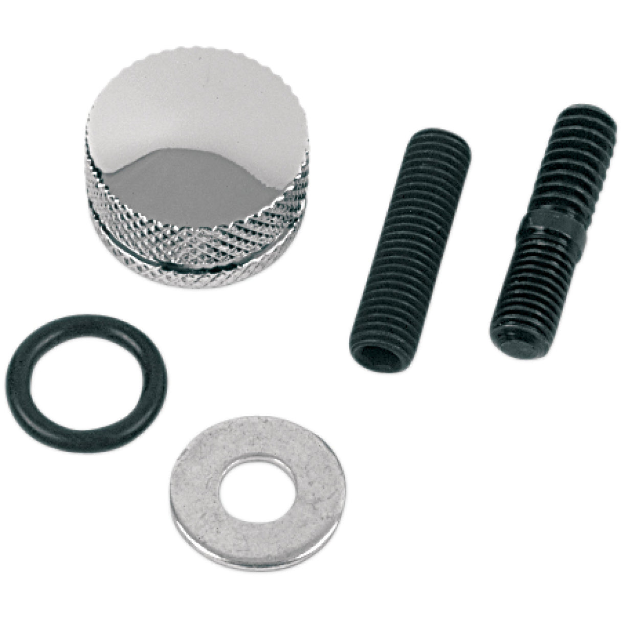 DRAG SPECIALTIES DS-902134 Seat Mounting Knob chrome - knurled