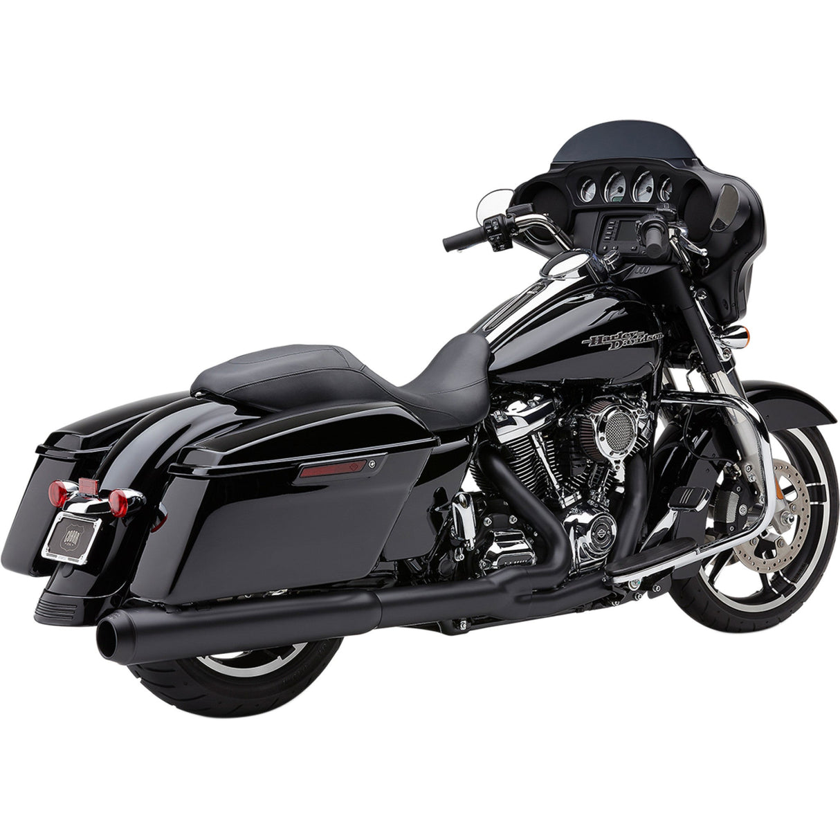 COBRA 1800-2216 6451RB Powr-Flo 2:1 Exhaust System - Black - '17-'20 FL