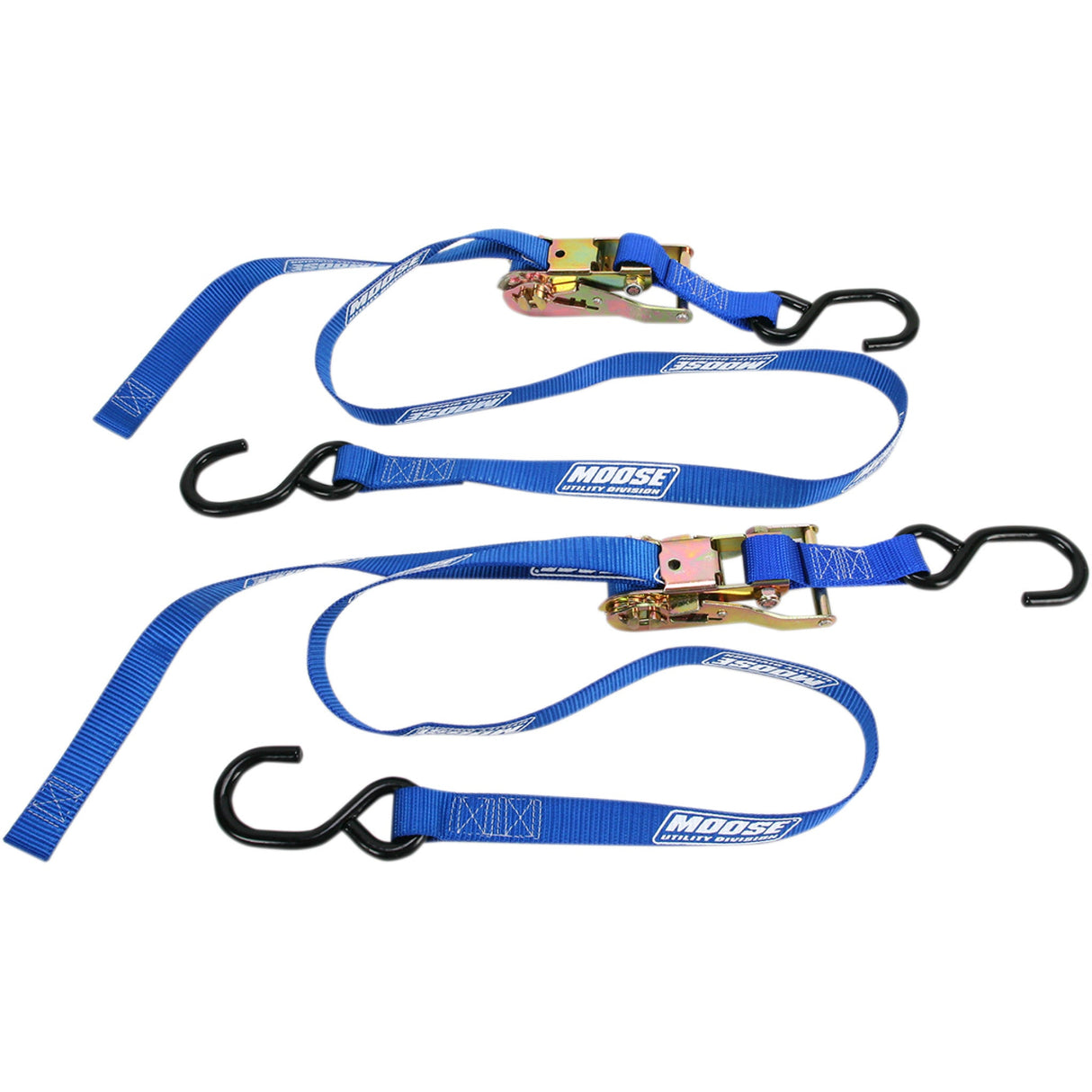MOOSE OFFROAD 3920-0299 3920-0299 Heavy-Duty Tie-Downs Ratchet Tie-Down - 1" - Blue
