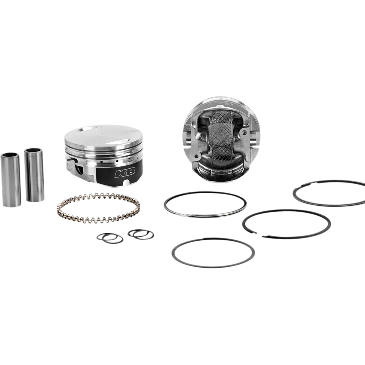 KB Performance Hypereutectic Piston Kit 3.875" Standard 9.3:1 CR 95" Twin Cam Big Bore - KB348.STD For Harley Motorcycles 1999-2006