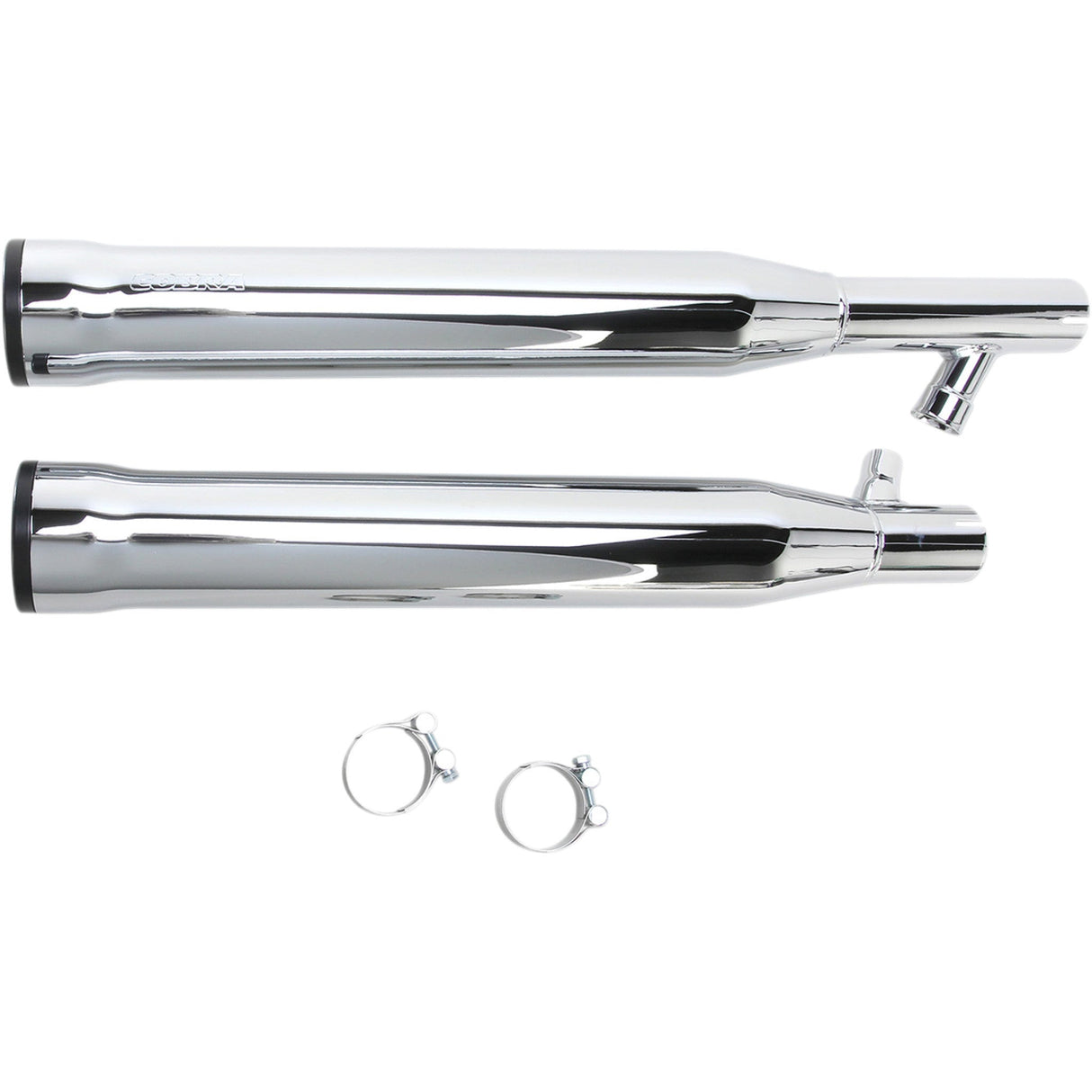 COBRA 1801-0709 6050 RPT 3" Slip-On Mufflers - Chrome