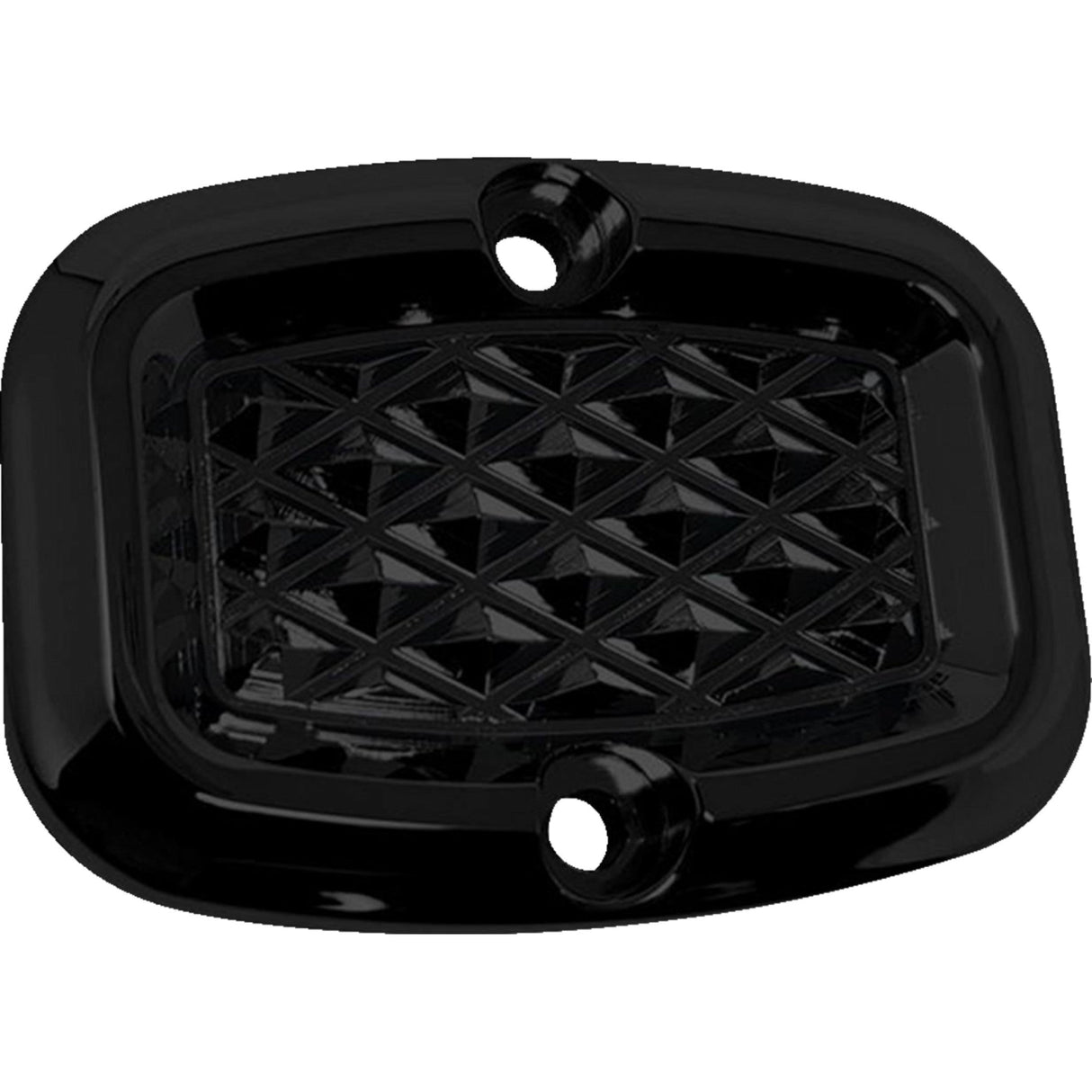 Covingtons Master Cylinder Cover Diamondback Black - C3057-B For Harley Touring 2008-2023