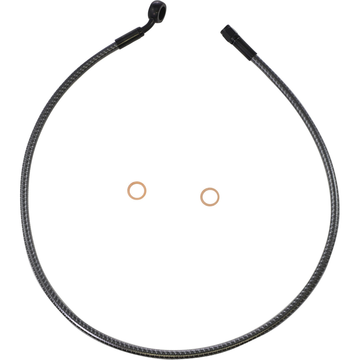 MAGNUM SHIELDING 1741-6323 AS778132 KARBONFIBR Designer Series ABS-Specific Front Upper Brake Kit - Brake Line - Front - 12 mm - 35° - 32" - KARBONFIBR