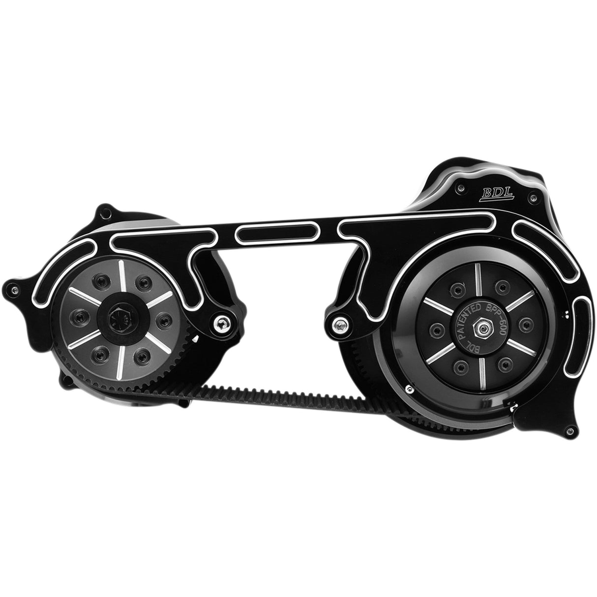 Belt Drives Ltd. Belt Drive Kit - TC2PS-2-B For Harley Softail 2007-2017