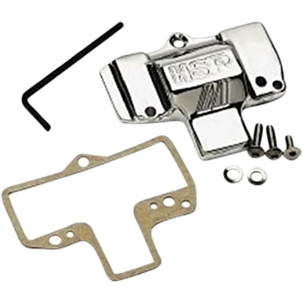 MIKUNI KHS-029 KHS-029 Mikuni Carburetor Top Cover Carburetor Top Cover with Logo - Chrome