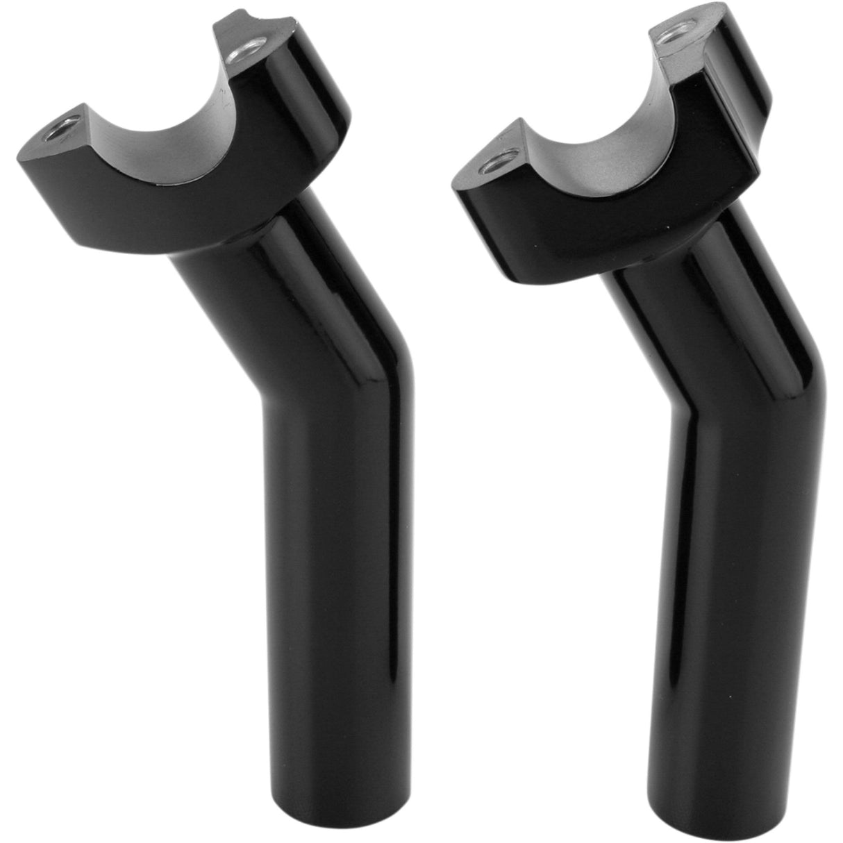 DRAG SPECIALTIES 0602-0415 Forged Aluminum Handlebar Risers pullback - 5-1/2" - black