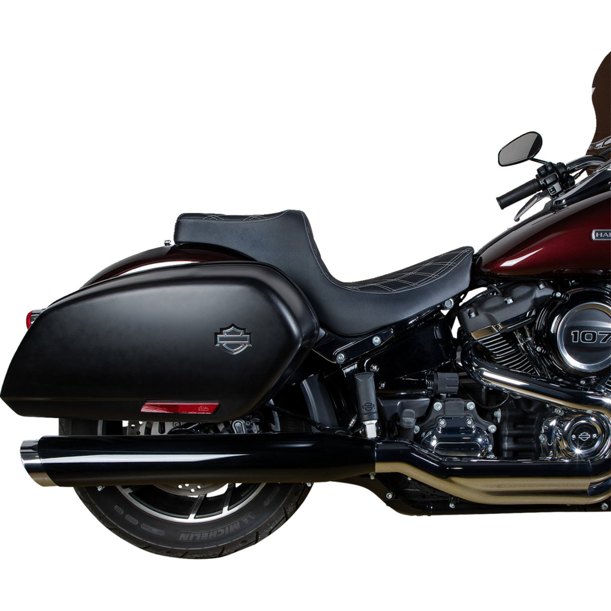 Drag Specialties Predator III Seat For Harley Softail 2018-2024