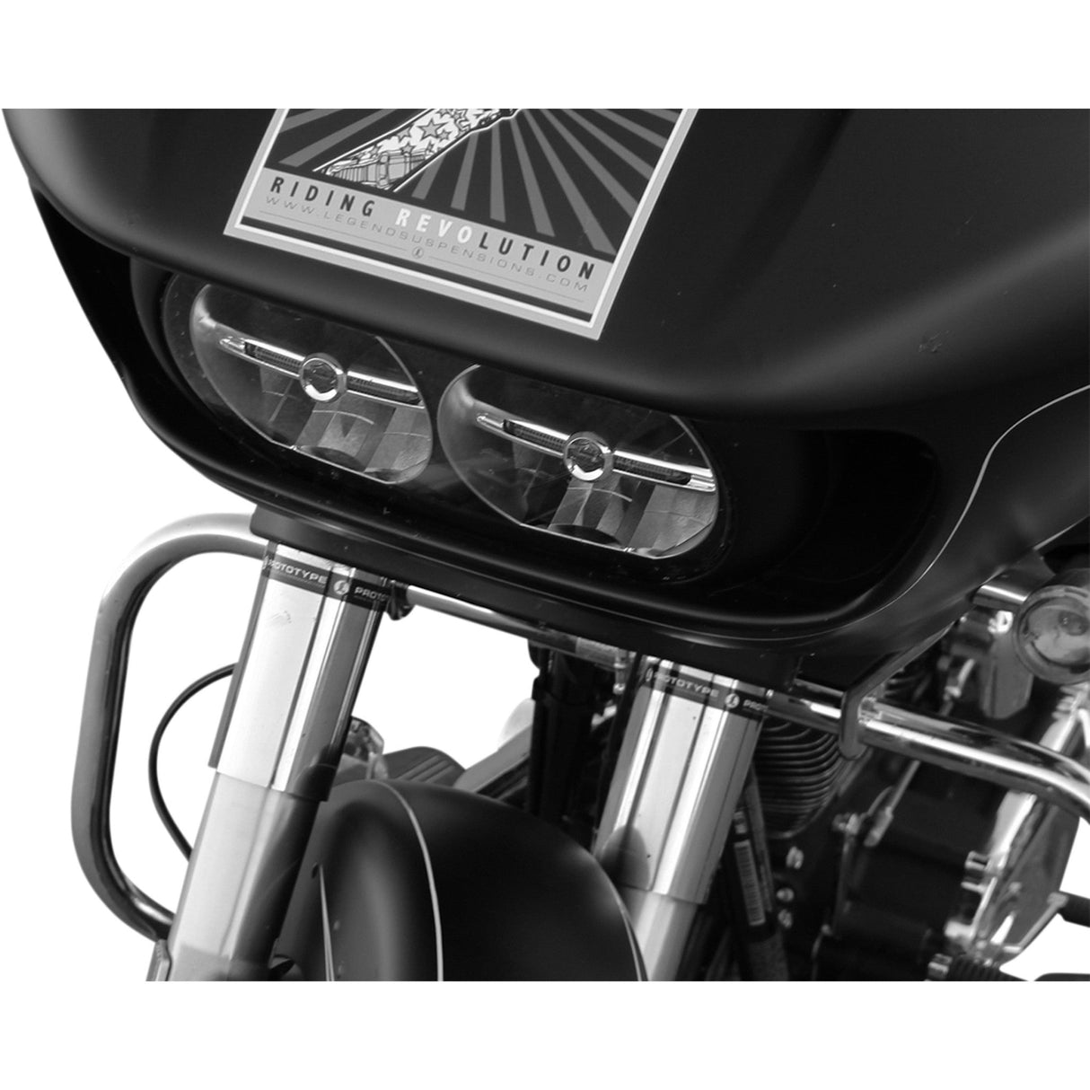 LEGEND SUSPENSION 0414-0532 0414-0532 AXEO23 FLH Front Suspensions System '17+ AXEO23 Front End Suspension - 49 mm - For 23" Wheel - FLH '17+