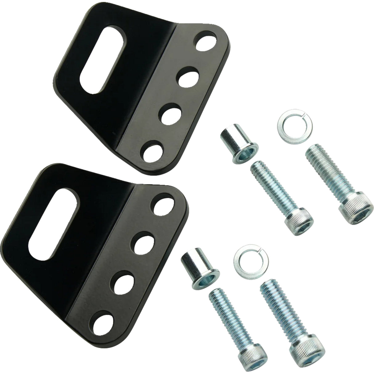 Ciro Tie-Down Brackets Rear Black - 66051 For Harley Touring 1998-2026