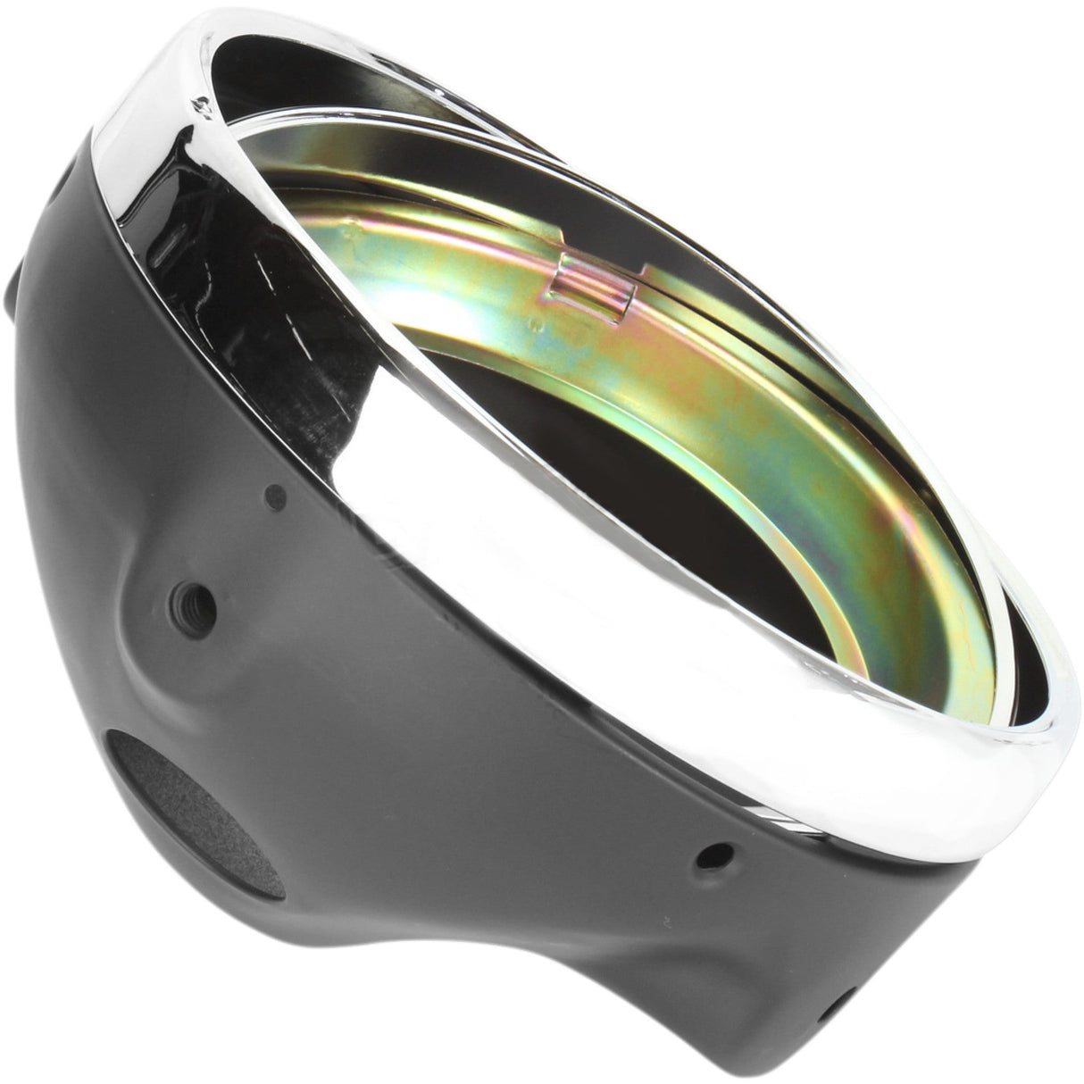 EMGO 2001-0820 66-65010 7" Side Mount Headlamp Shell black