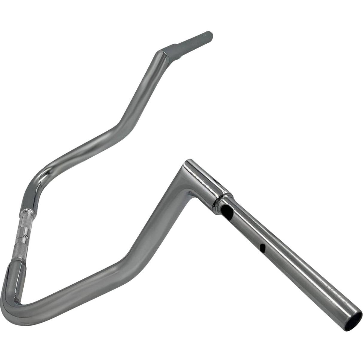 FAT Baggers INC. 1-1/4" EZ Install Flat Top Handlebar Reduced Reach 13" Chrome - 745013 For Harley Street Glide 2023-2026