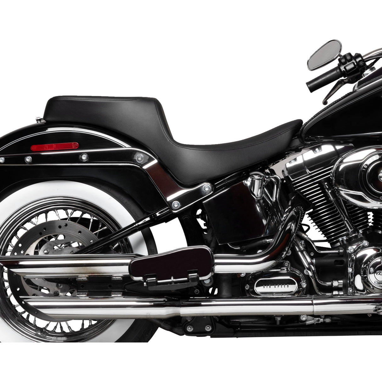 DRAG SPECIALTIES Performance Predator 2-Up Seat III - FL '00-'17