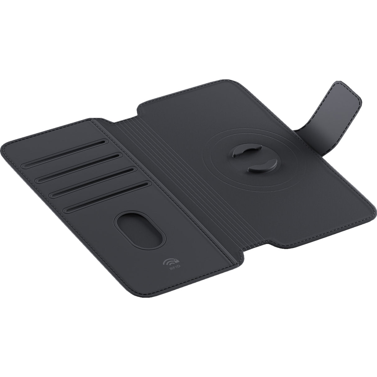 SP CONNECT 0636-0456 52842 SPC+ Magnetic Flip Cover Case - SPC+ - Magnetic Flip Cover - Medium - Black