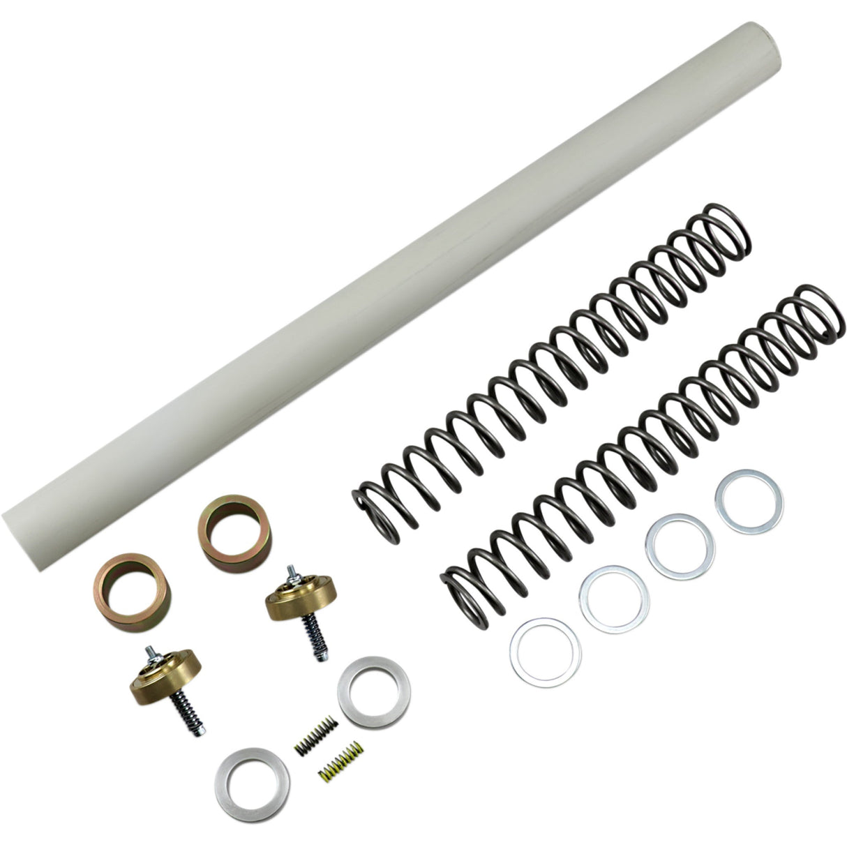 Race Tech Complete Front End Suspension Kit — Gold Valve 1.00 Kg Mm Spring - FLEK S49100 For Harley Motorcycles 2002-2026