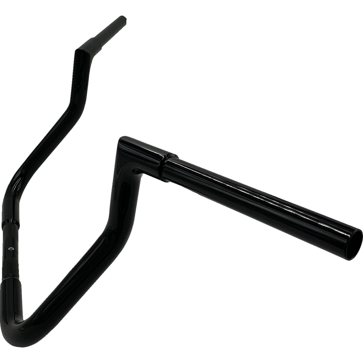 FAT Baggers INC. 1-1/4" EZ Install Flat Top Handlebar Reduced Reach 11" Black - 705011-B For Harley Touring 2008-2021