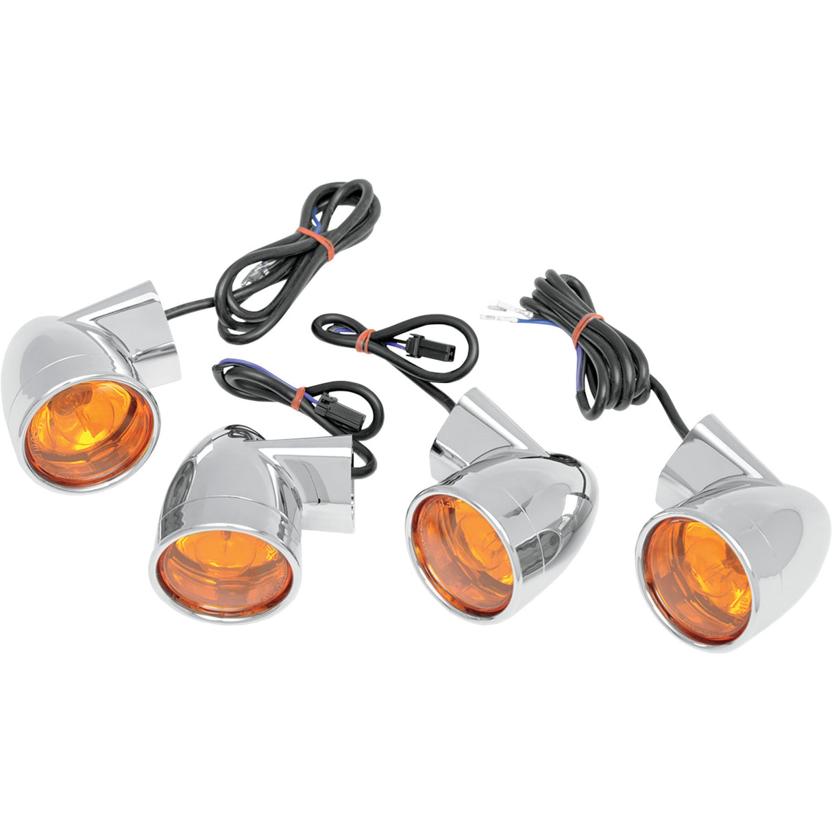 DRAG SPECIALTIES 2020-0391 Bullet-Style Turn Signal Kit Bullet Turn Signal Lights FLT