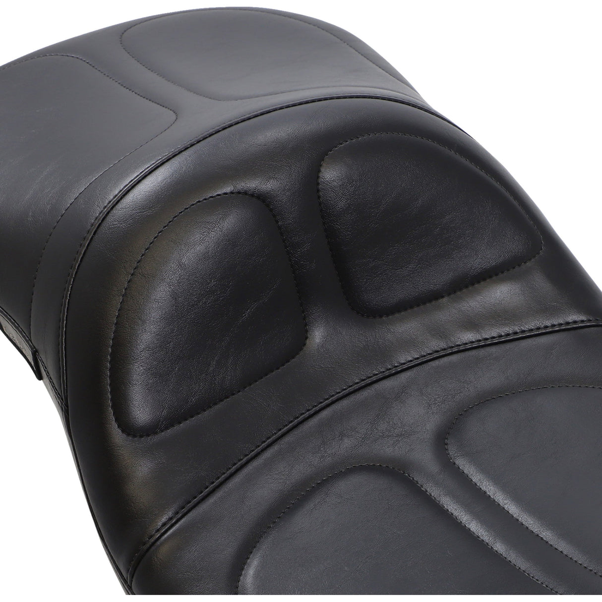 LePera Maverick Daddy Long Legs Seat Black Stitched - LN-957DL For Harley Touring 1997-2001