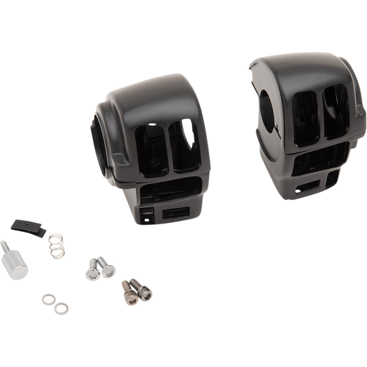 DRAG SPECIALTIES Handlebar Switch Housing Kit - Matte Black