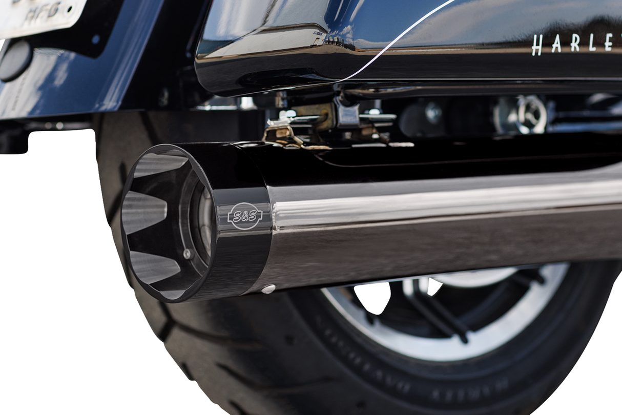 2-into-1 Lava Chrome Sidewinder® Exhaust System - Race Only - 1800-2630