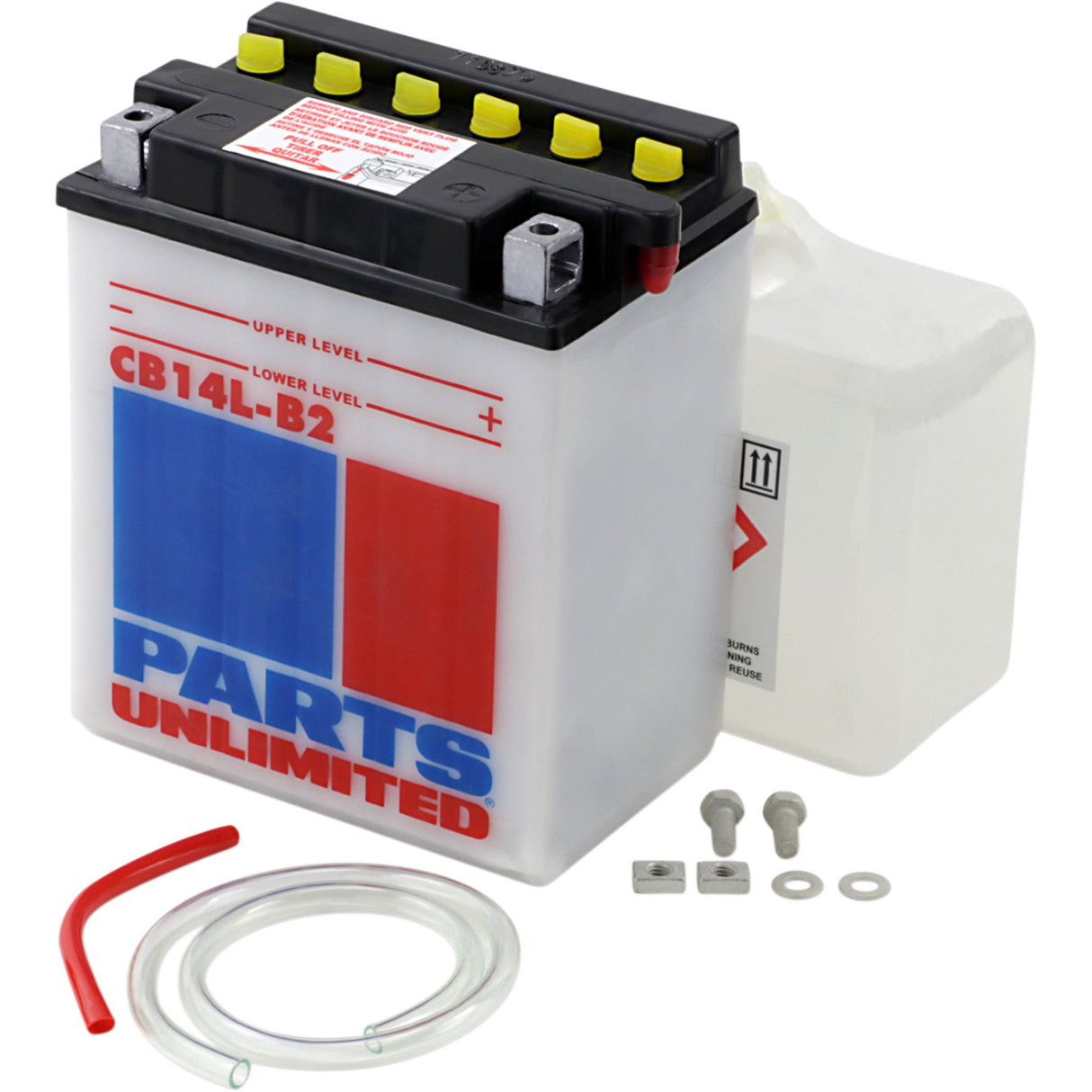 PARTS UNLIMITED 2113-0186 Heavy-Duty 12v Battery Kit Battery - YB14L-B2