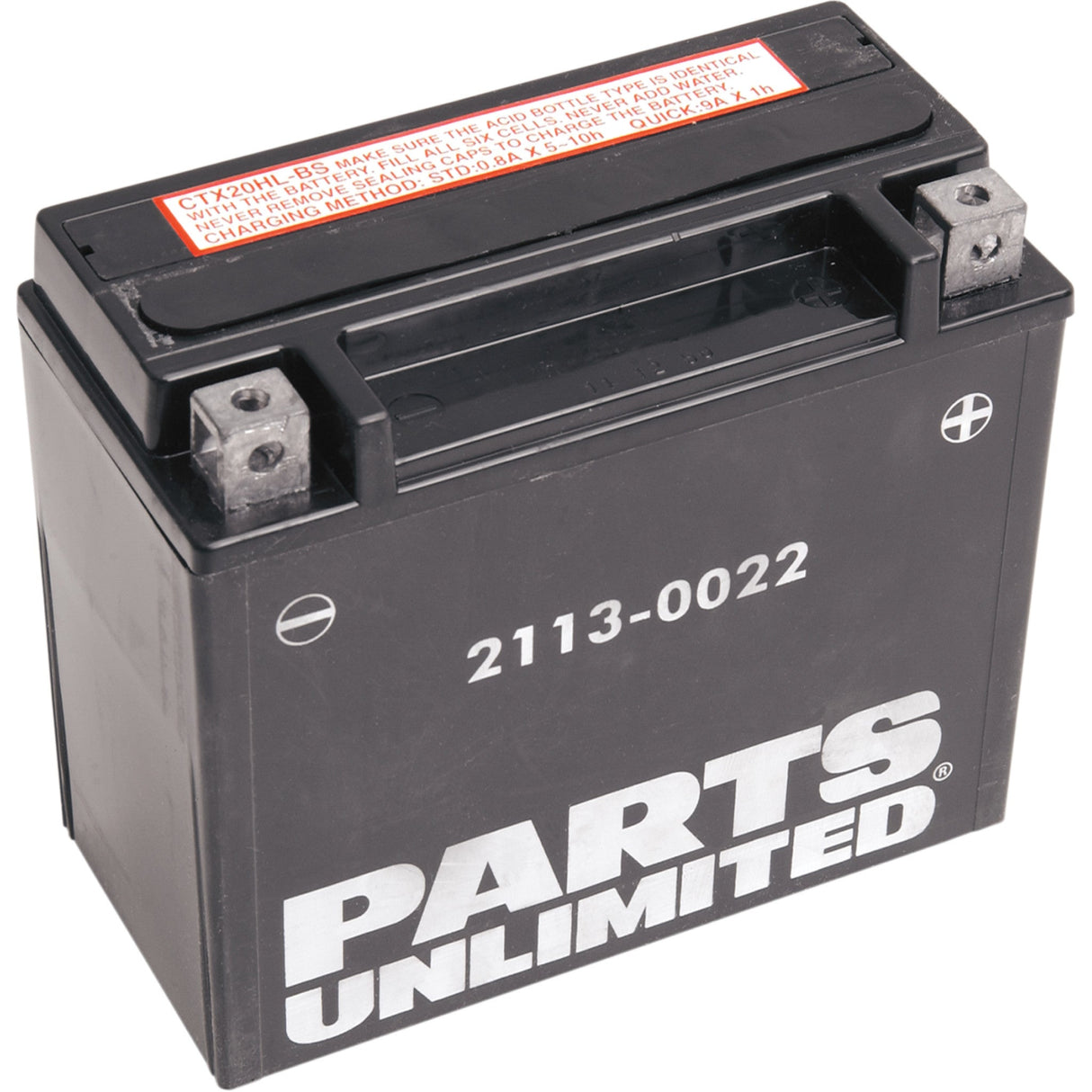 Parts Unlimited AGM Maintenance-Free Battery YTX20HL-BS .948 L For Harley Motorcycles 1991-2023 | Victory Motorcycles 1998-2015