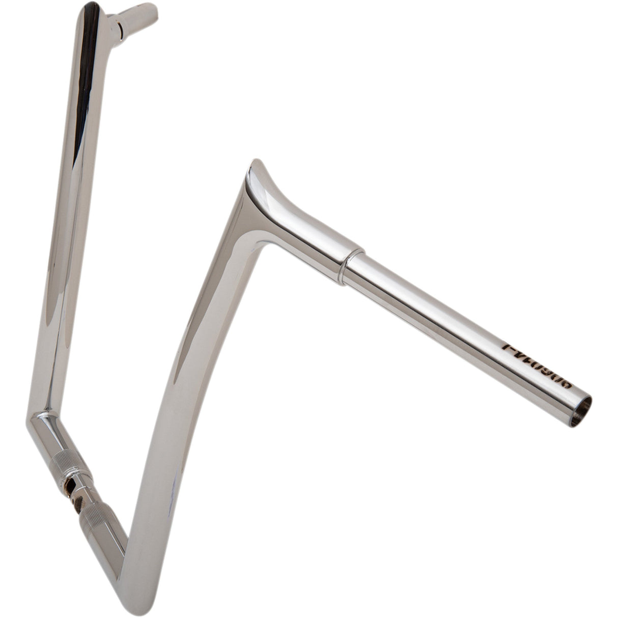 FAT Baggers INC. 1-1/4" EZ Install Pointed Top Handlebar 14" Chrome - 906014 For Harley Road Glide 2015-2022