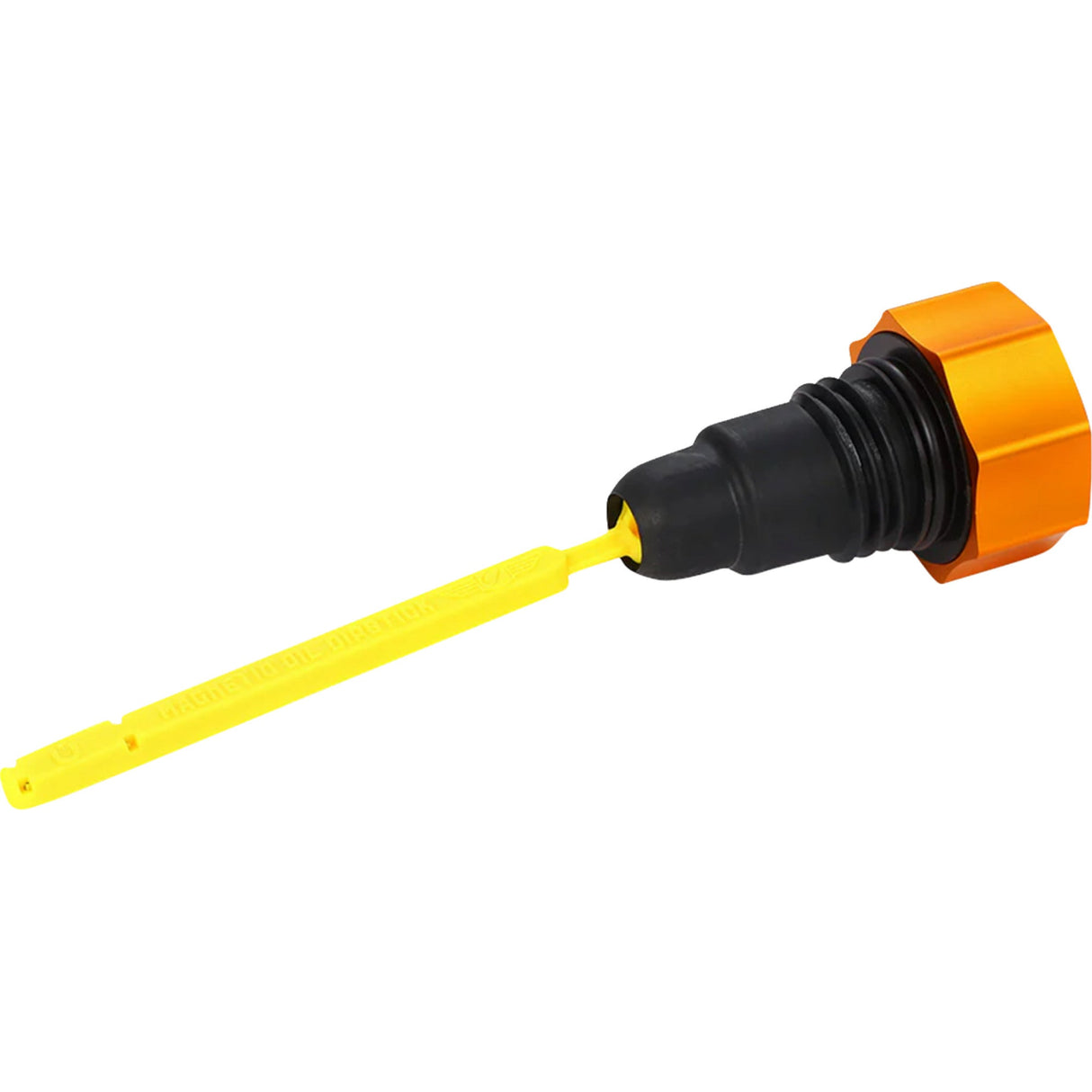 Figurati Designs Performance Magnetic Oil Dipstick Curved Gold - FDP01-TCSM-G For Harley Touring 2007-2016
