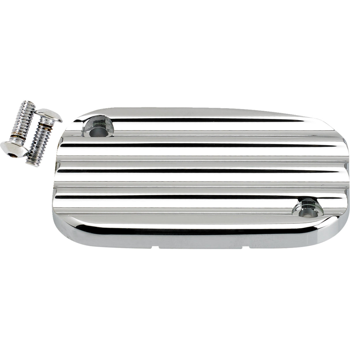 Joker Machine Hydraulic Clutch Master Cylinder Cover Finned Chrome - 08-012C For Harley Touring 2017-2020