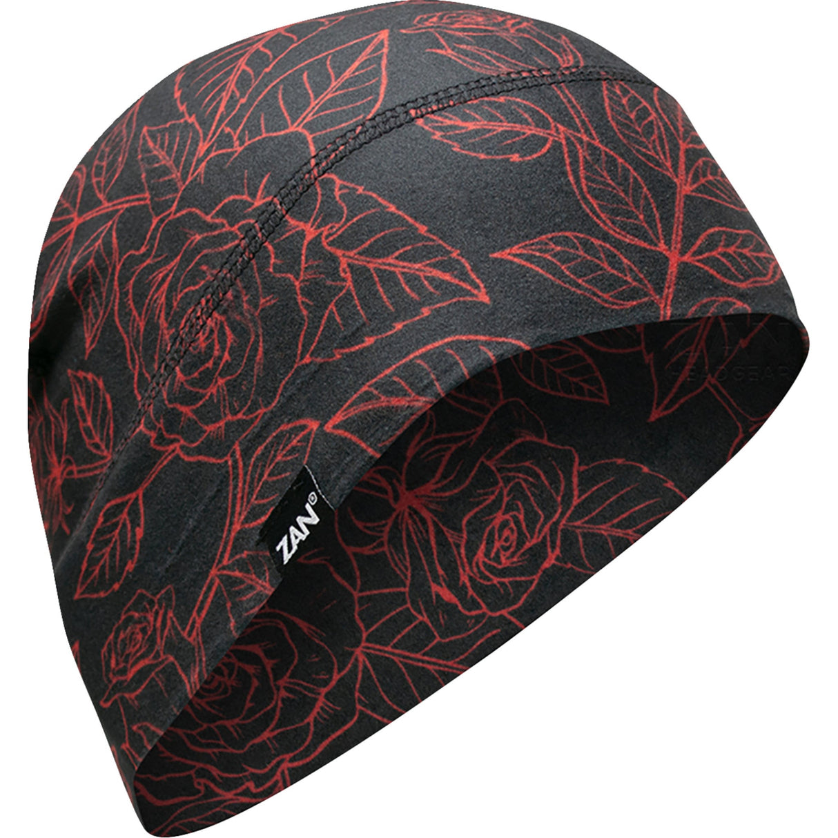 ZAN HEADGEAR 2501-4358 WHLL206 SportFlex® Beanie red/black roses