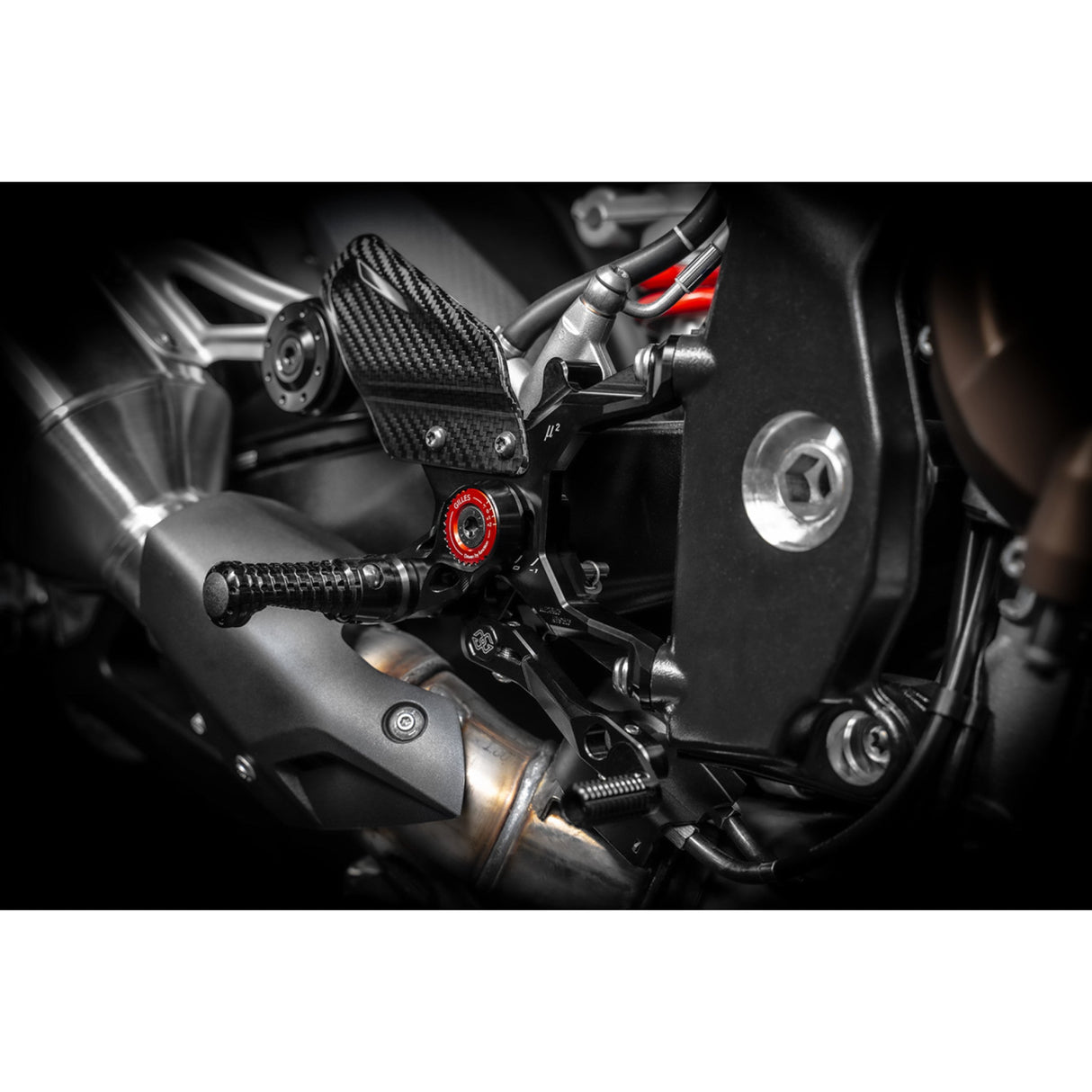 GILLES TOOLING 1623-0578 MUE2-BM05-B MUE2 Rearset black - bmw