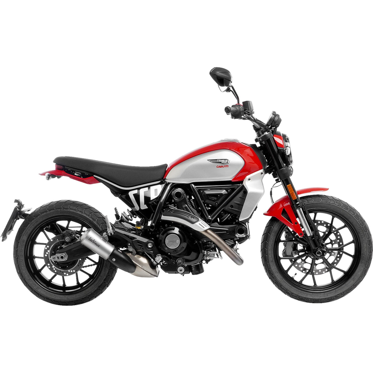 Leovince LV-10 Muffler - 15266 Ducati Scrambler Full Throttle / Scrambler Icon / Scrambler Icon Dark / Scrambler Nightshift 2023-2025