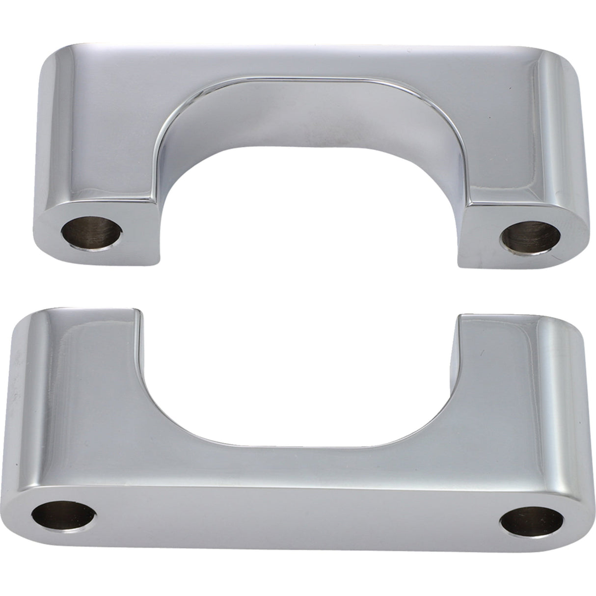 Klock Werks Tire Hugger Front Fender Mounting Block For 21" Wheels Chrome - KWFS-02-0106-C For Harley 1984-2013