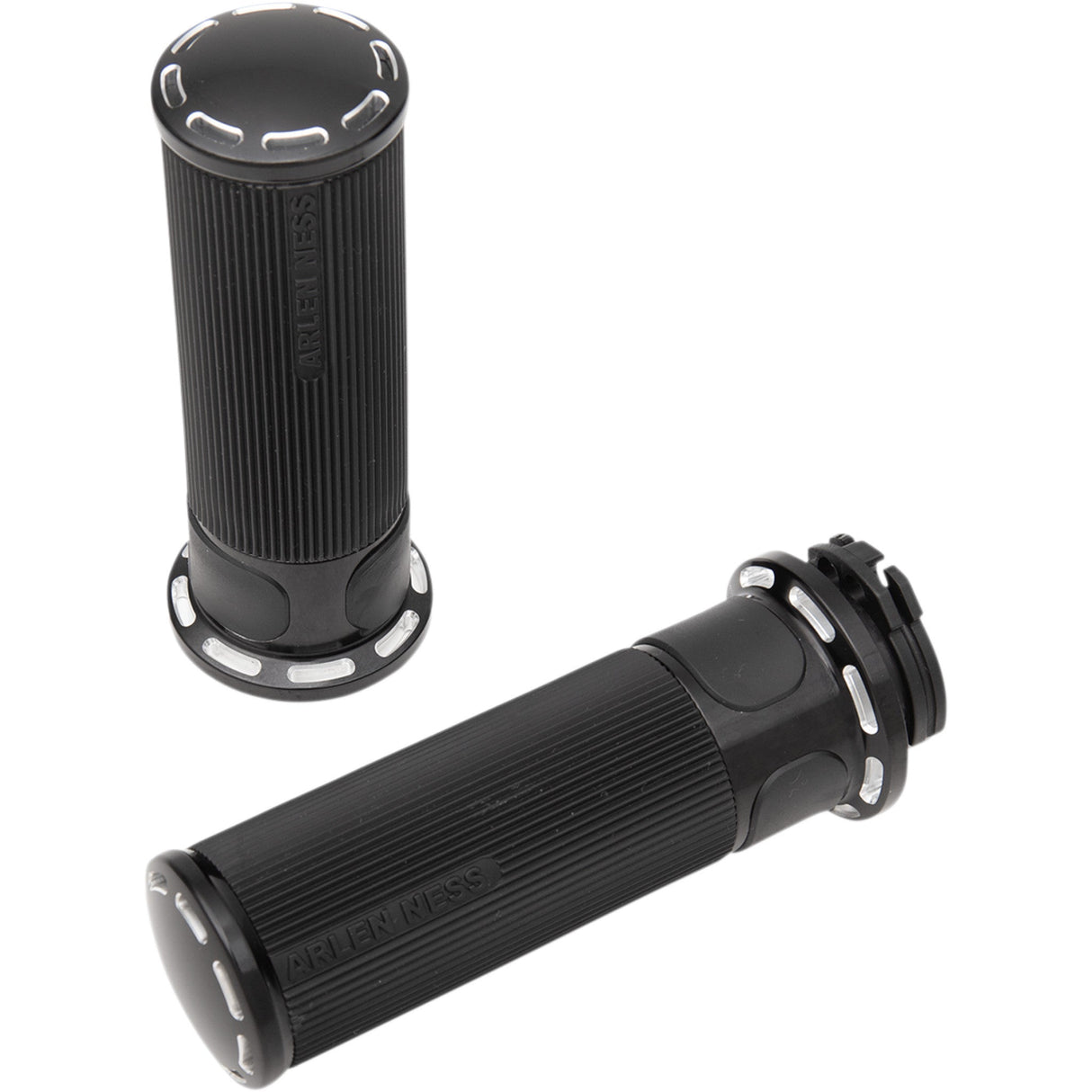 Arlen Ness Slot Track Fusion Grips - 07-301 For Harley Motorcycles 1976-2022