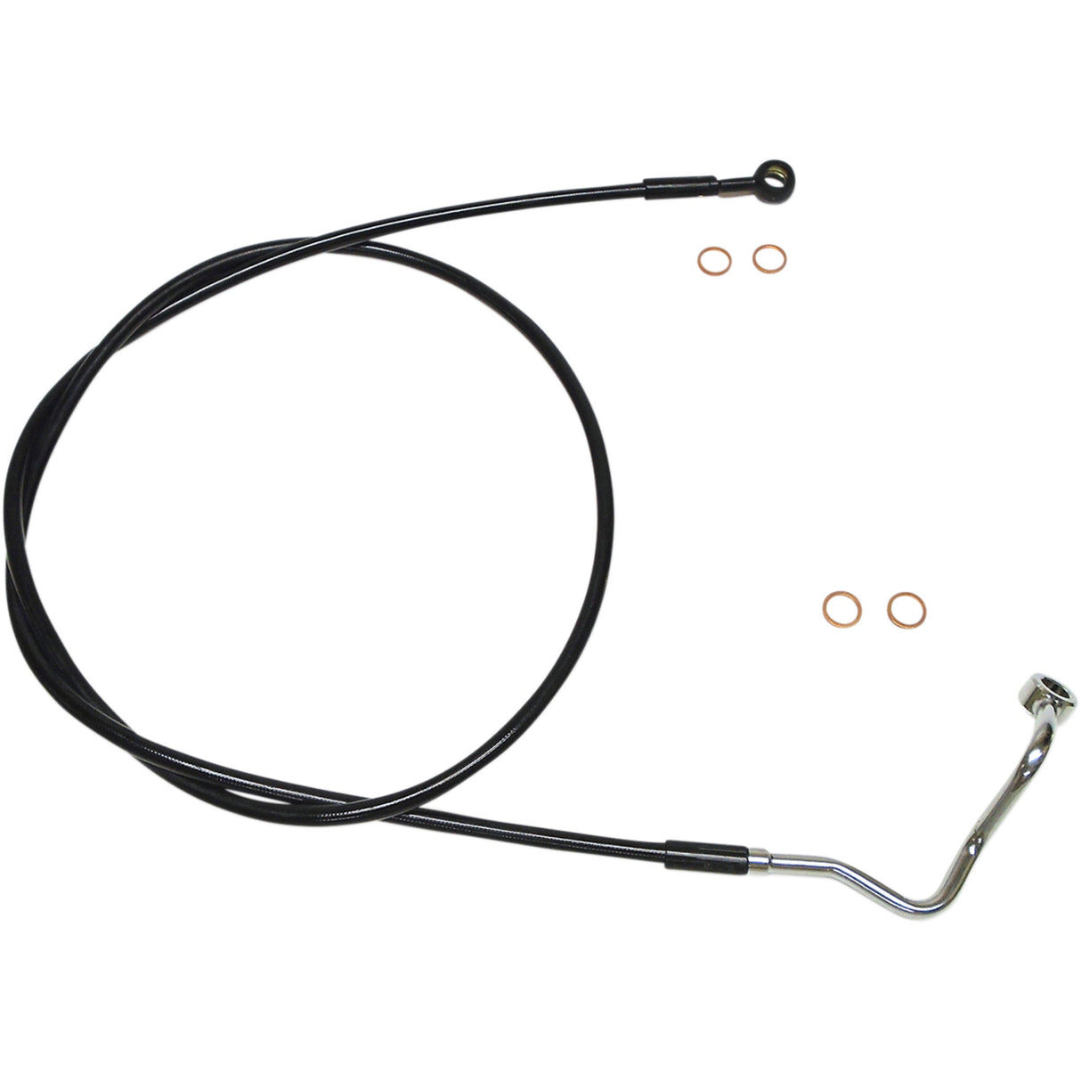 MAGNUM SHIELDING XR Stainless Upper Brake Line - ABS Black