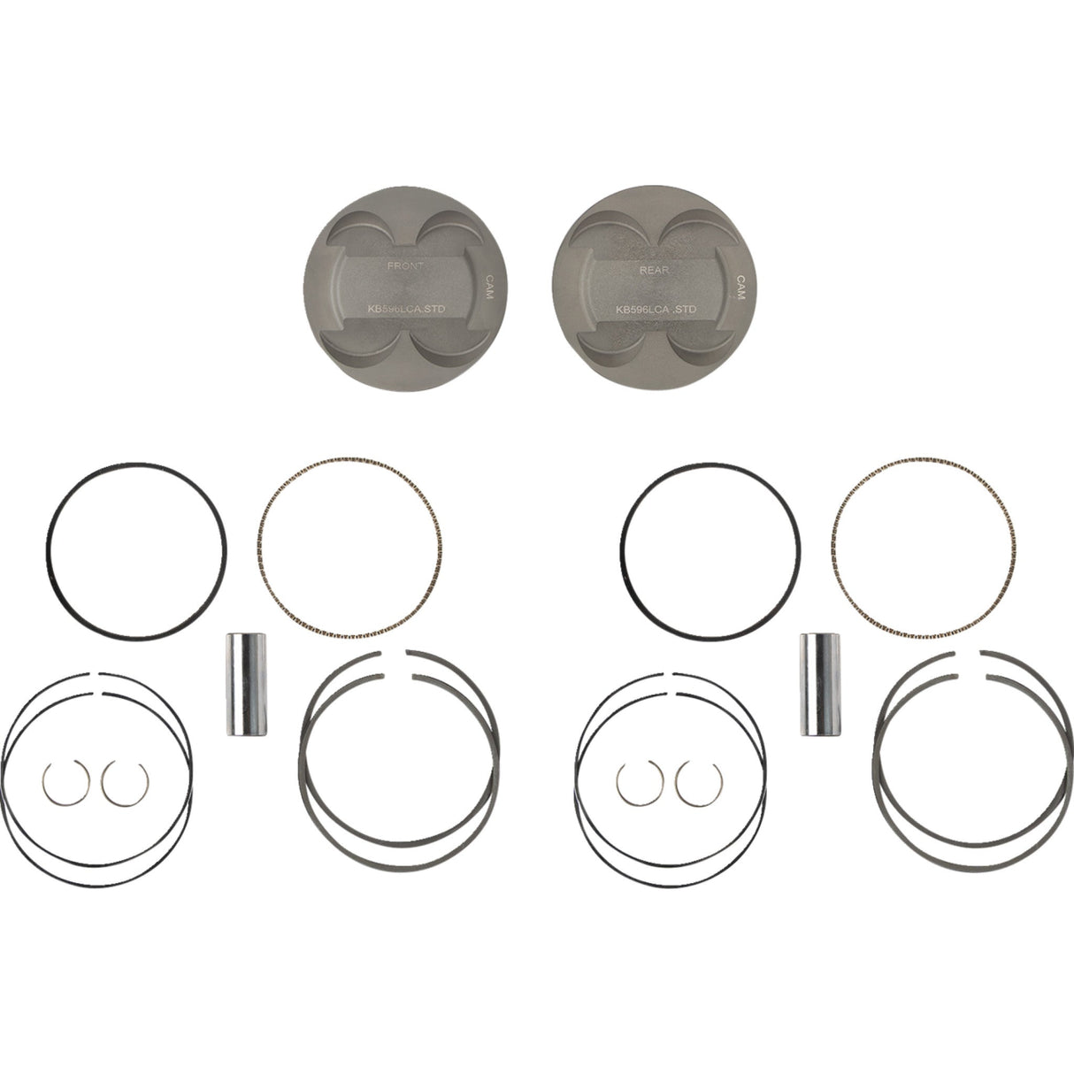 KB PERFORMANCE 0910-6405 KB596LCA.STD Forged Piston Kit Piston Kit - Standard - M8