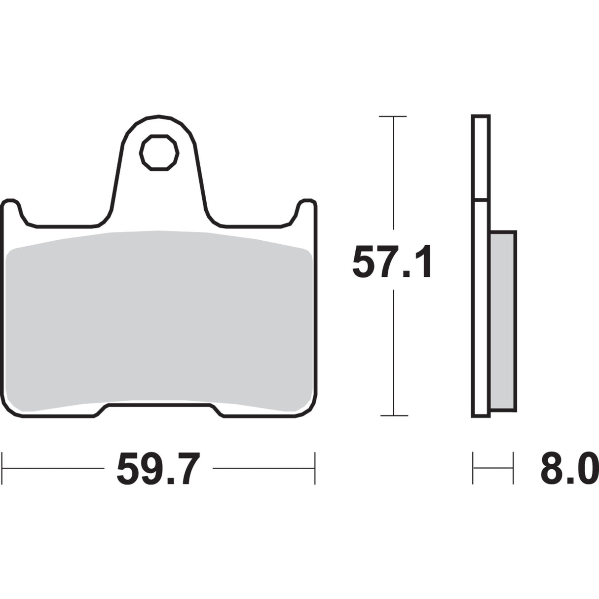 SBS Sintered Metal Harley Buell Brake Pads - 715LS For Harley Sportster 2014-2022
