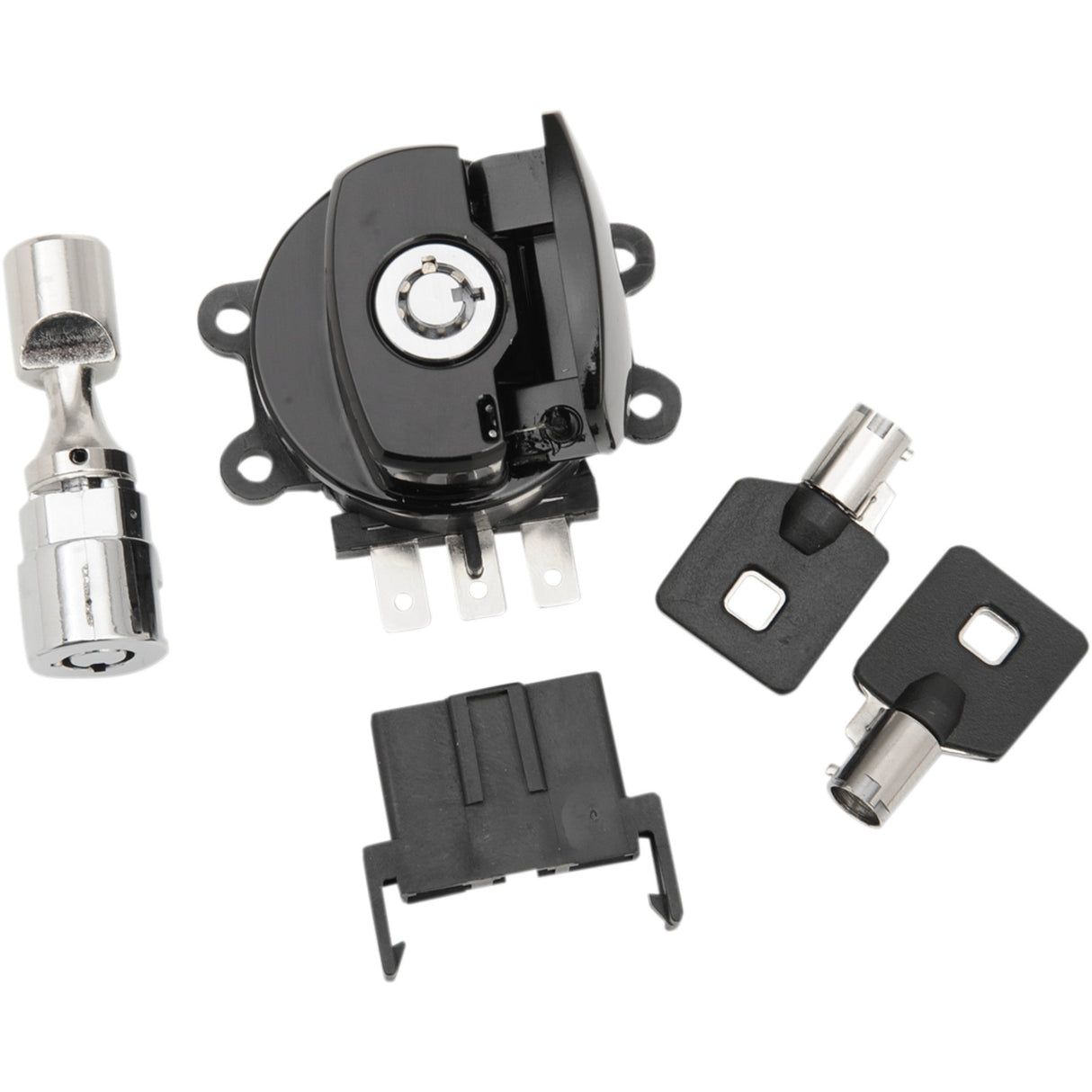 DRAG SPECIALTIES Side Hinge Ignition Switch with Fork Lock