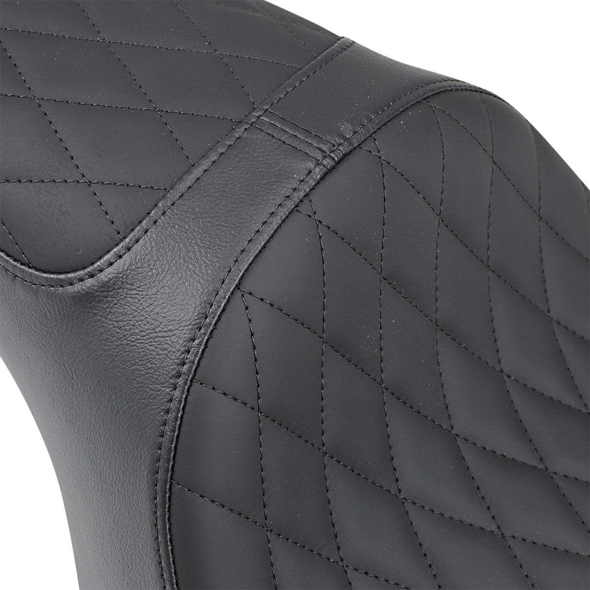 Drag Specialties Caballero 2-Up Vinyl Seat Caballero Seat Diamond Stitch XL - 0804-0669 For Harley Sportster 2004-2022